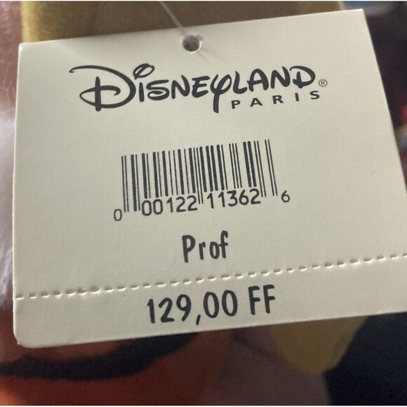 Disneyland Paris Snow White & 7 Dwarves VTG 90s Doc Plush 11” Collectible NEW - Picture 4 of 6